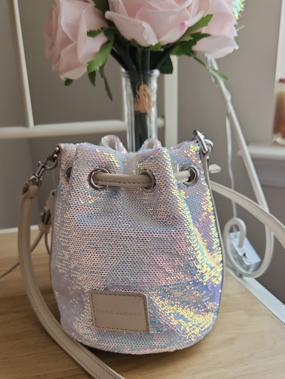 Marc Jacobs Iridescent Mini Bucket Bag NWT